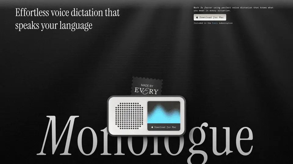 Monologue preview