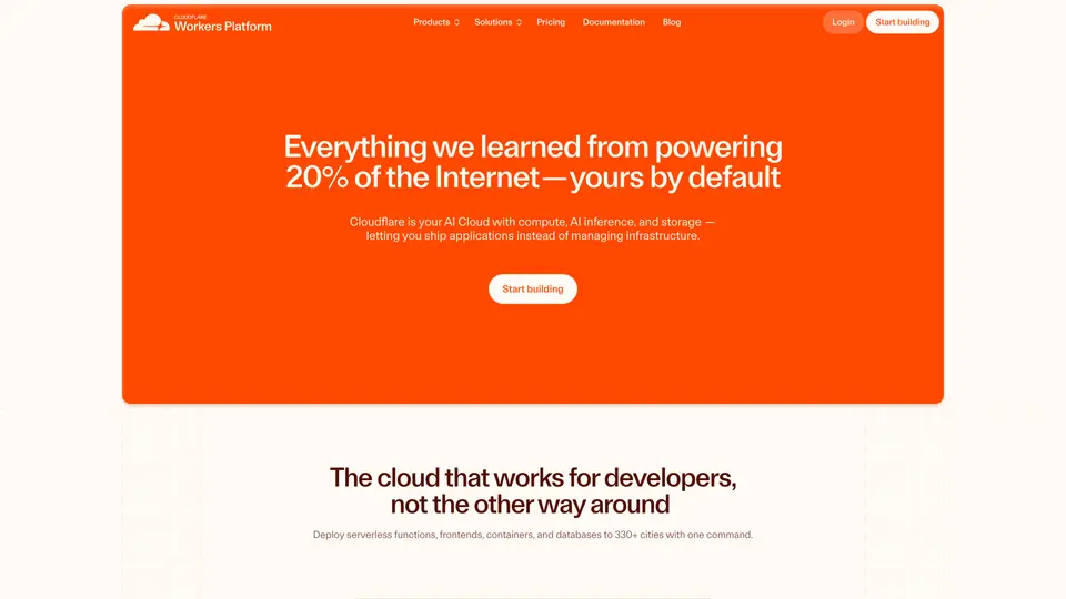 Cloudflare Workers preview